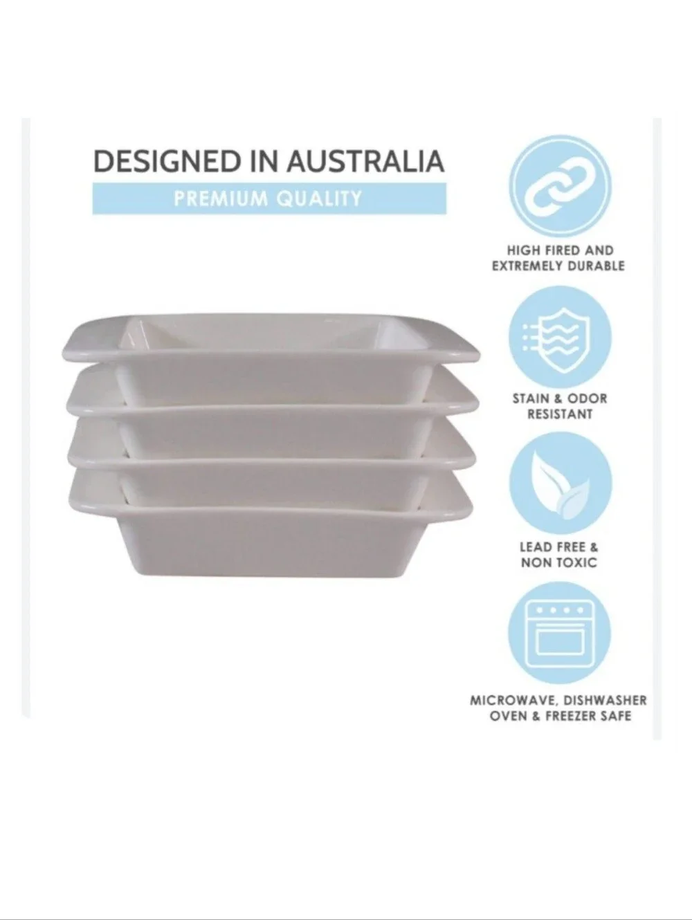 Ciroa Set Of 4 Mini Loaf Pans
